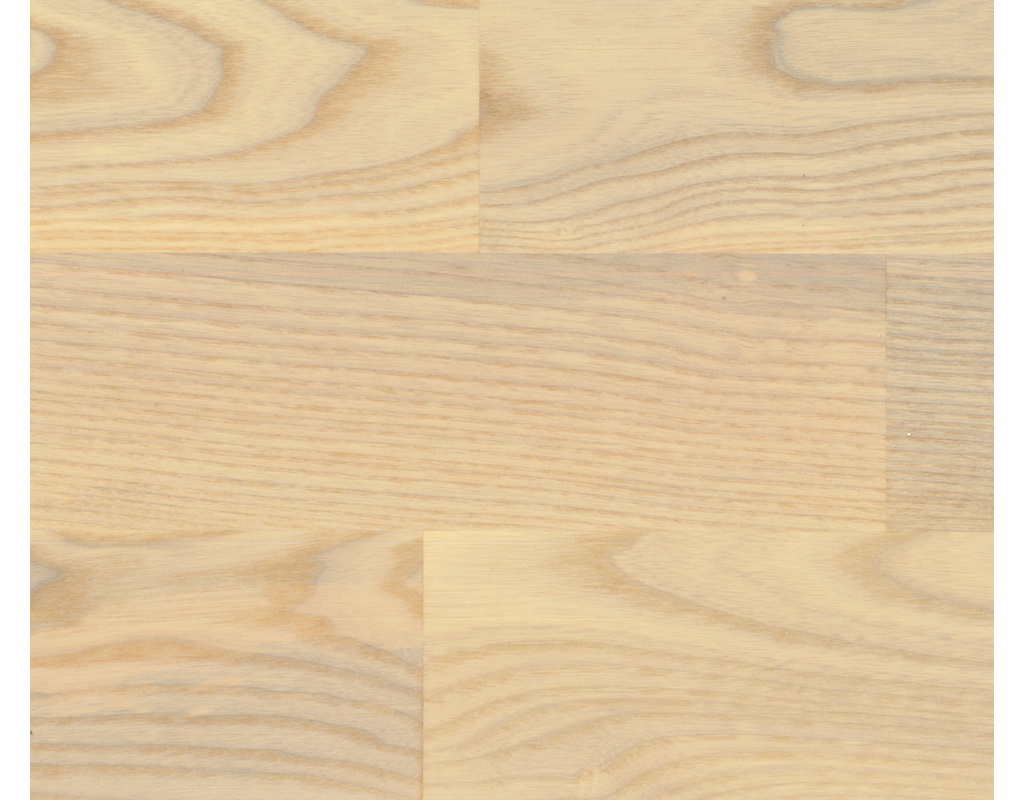 Ziro HOLZLOC Holz-Fertigparkett, 3-Stab Esche rustikal, weiß lackiert 2200x192x14mm