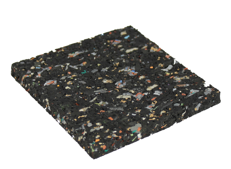 Terrassenpad 8mm Großpack 250 Quadrate mit 8 mm, Format: 90 x 90mm, 250 Stück