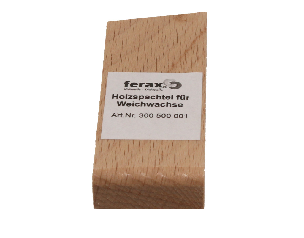 Ferax Holzspachtel für Weichwachs, Buche lackiert, SB-v