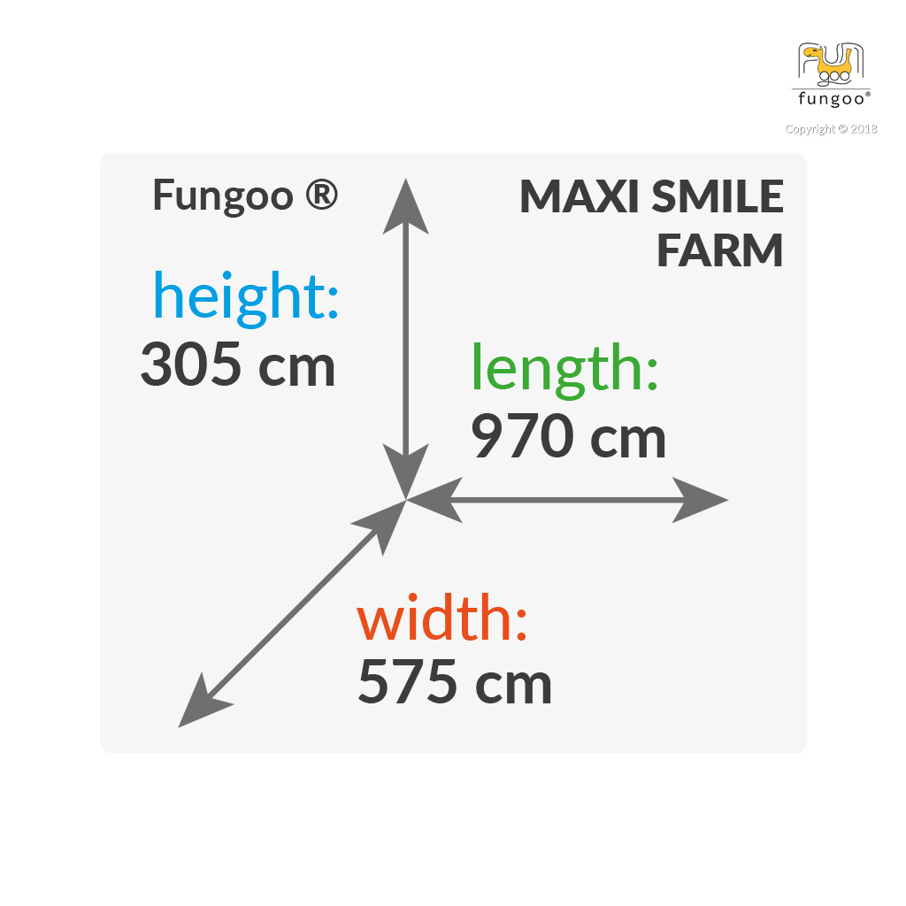 Fungoo KombinationSmile Farm (My Space XL - Fortress - Toybox - Rainbow - Move+)