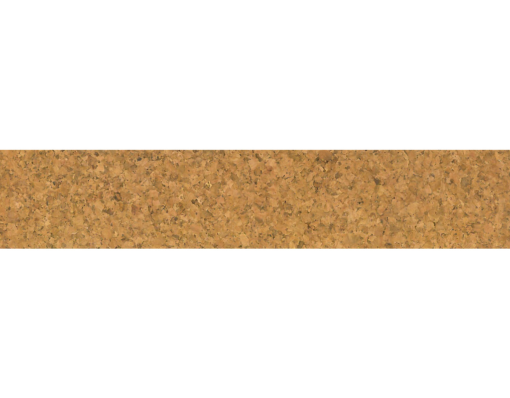 Zipse Kork - Fussbodenleisten Liston roh 900x8x70mm