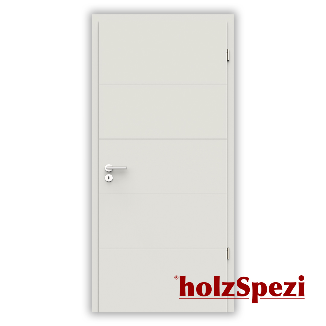 holzSpezi Komplett-Türelement STOCKHOLM Weißlack RAL 9010