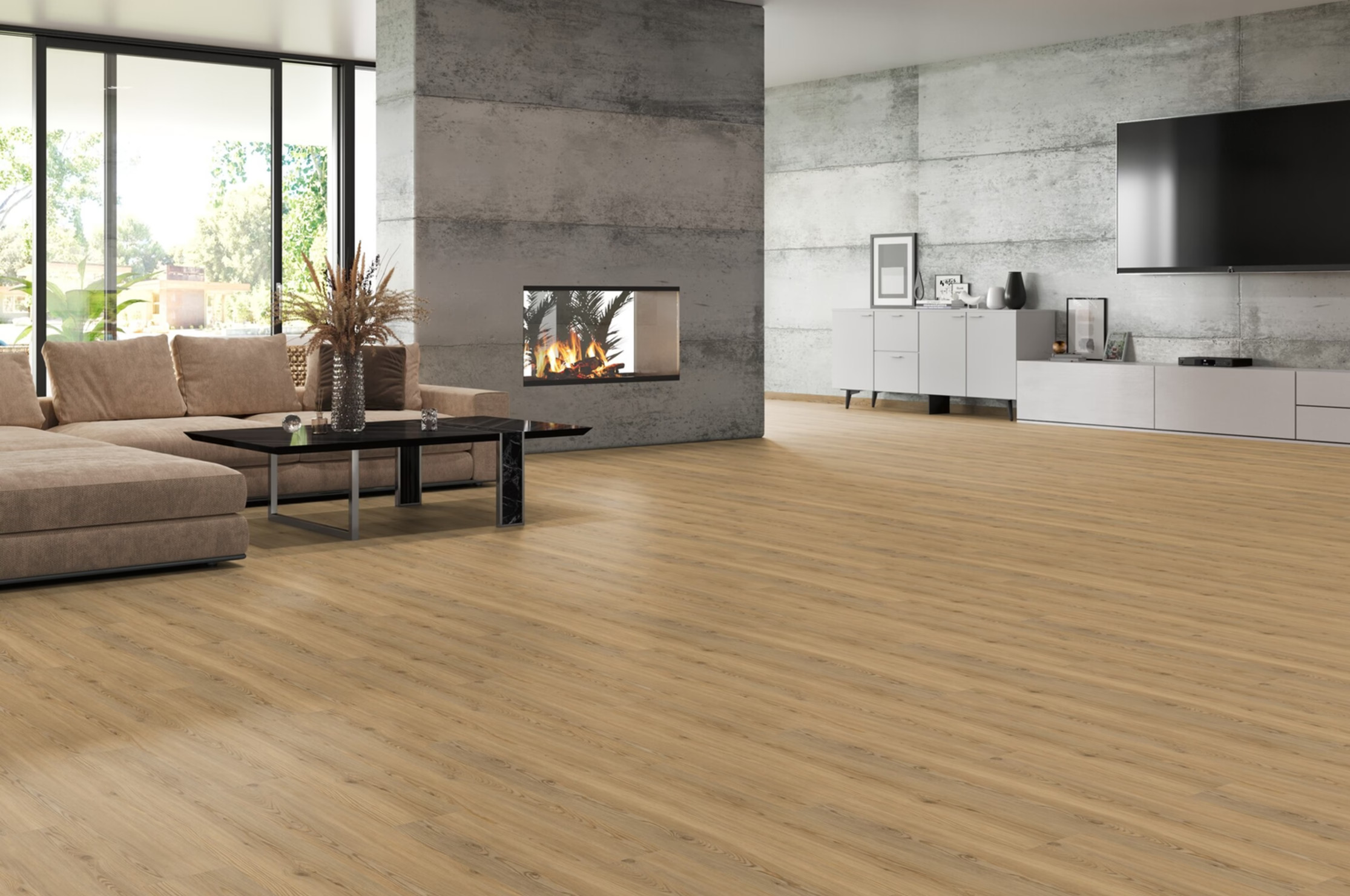Tilo Vinyl NOVO Lärche Natur 1-Stab softsynchron ungefast Twist PLUS lackiert
