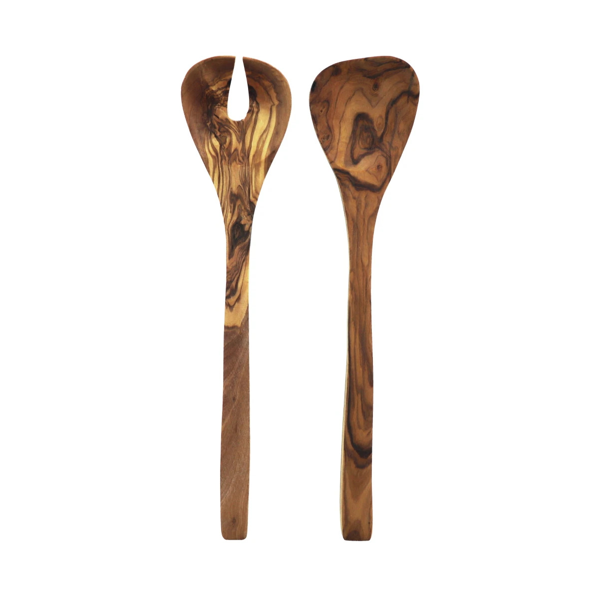 Salatbesteck Olivenholz 31 cm