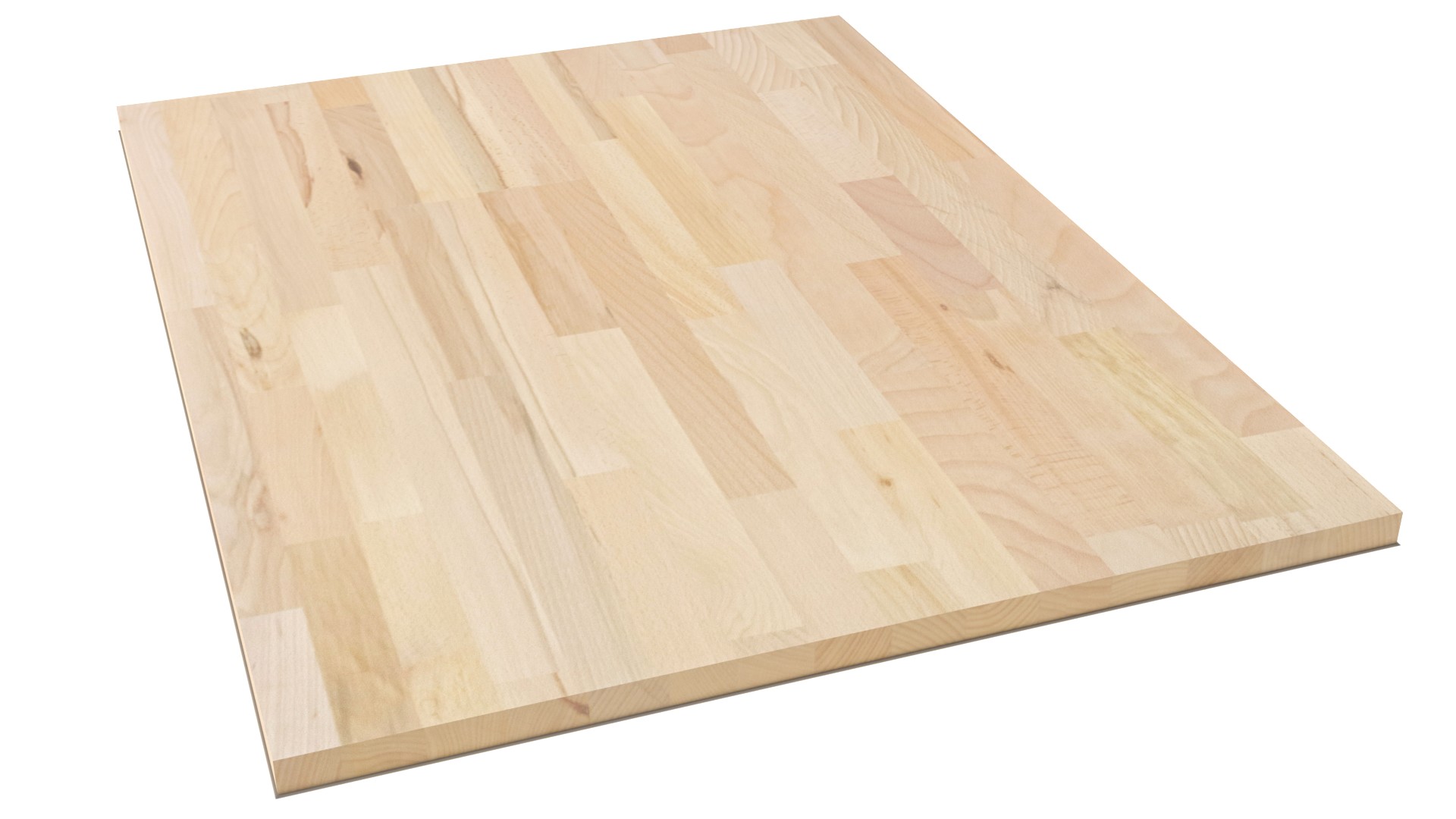 LARBON Massivholzplatte Kernbuche 40x5000x650 mm Buche gedämpft keilgezinkt Kern/C Qualität