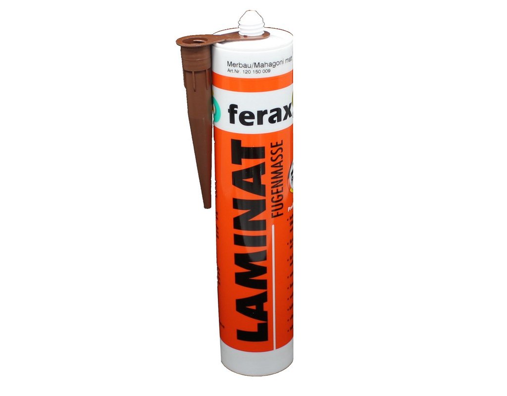 Ferax Laminat-/VinylFugenmasse Merbau / Mahagoni Kartusche 310ml,