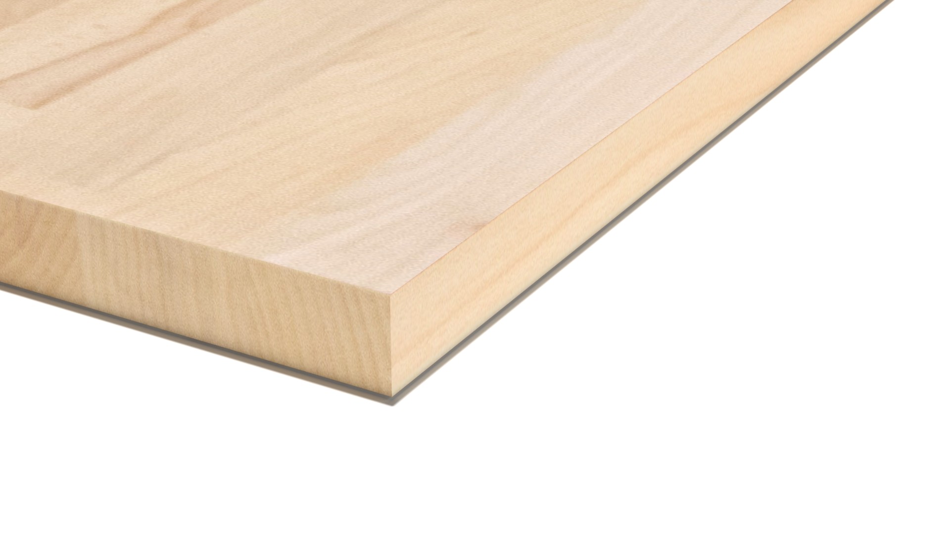 LARBON Massivholzplatte Kernbuche 45x5000x650 mm Buche gedämpft keilgezinkt Kern/C Qualität