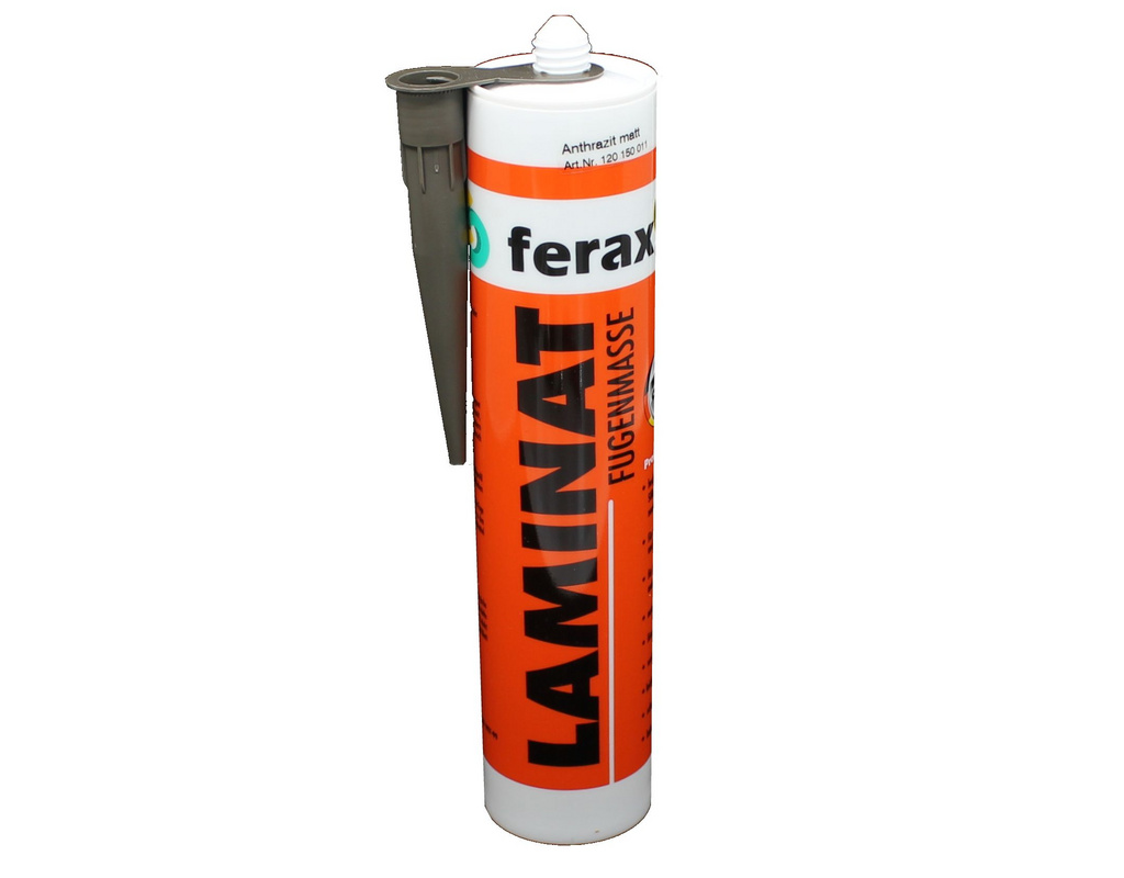 Ferax Laminat-Fugenmasse Anthrazit, matt Kartusche 310ml,