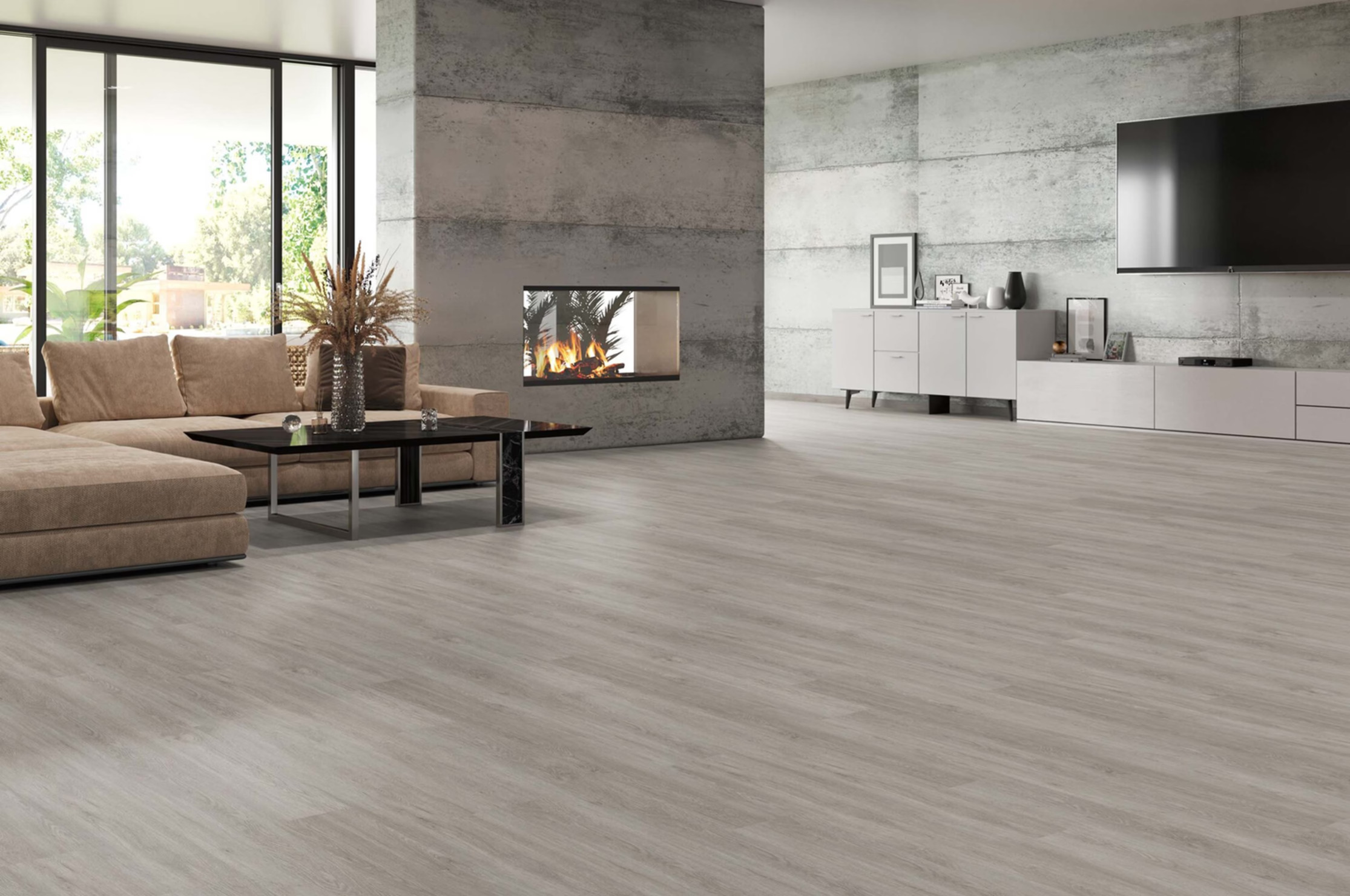 Tilo Vinyl FAVORITO Eiche Helsinki 1-Stab Holzoptik ungefast Twist PLUS lackiert gebürstet
