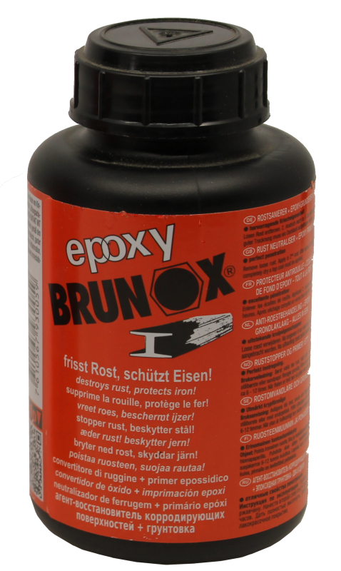 Brunox® epoxy flüssig 1000 ml – Patentierter Rostsanierer + Grundierung