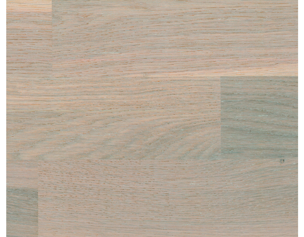 Ziro HOLZLOC Holz-Fertigparkett, 3-Stab Eiche rustikal, gebürstet weiß geölt 2200x192x14mm