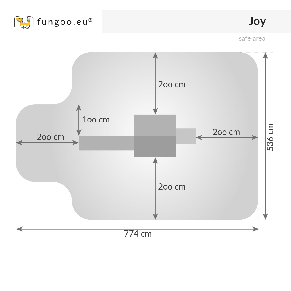 Fungoo Joy Spielturm / teakfarben imprägniert