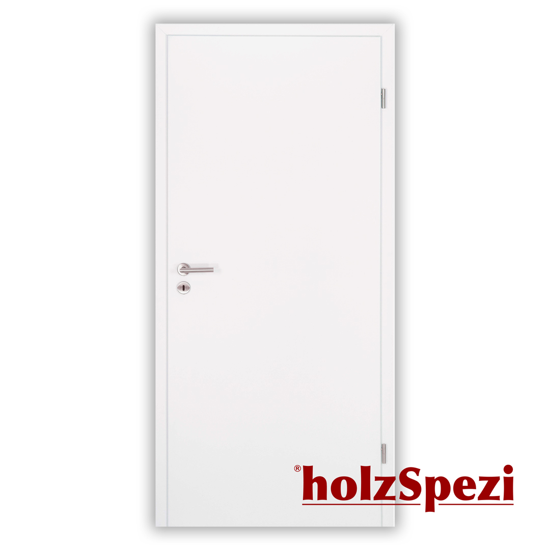 holzSpezi Komplett-Türelement HELSINKI Weißlack RAL 9010