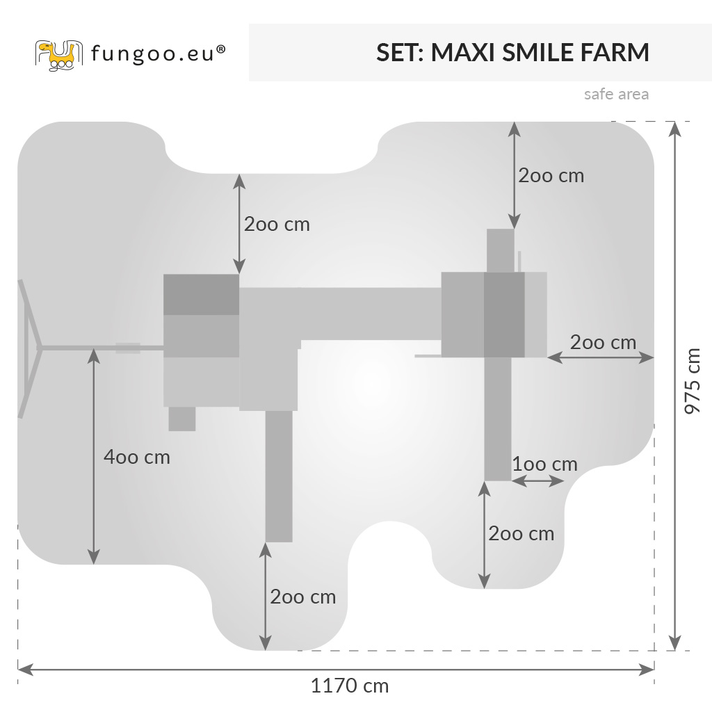 Fungoo KombinationSmile Farm (My Space XL - Fortress - Toybox - Rainbow - Move+)