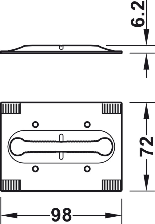 Zargenbefestiger Häfele Startec Frame Fix
