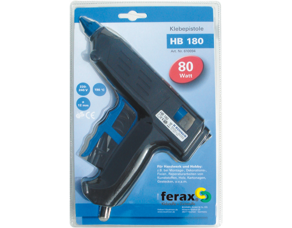 Ferax Pistole 180 für Schmelzkleber,12 mm Standard