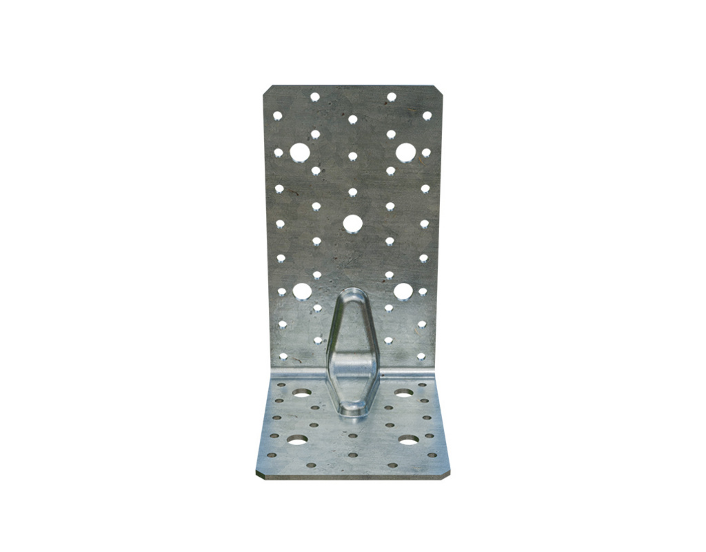 Winkelverbinder mit Rippe 110x170x95mm (25 Stück/Karton)