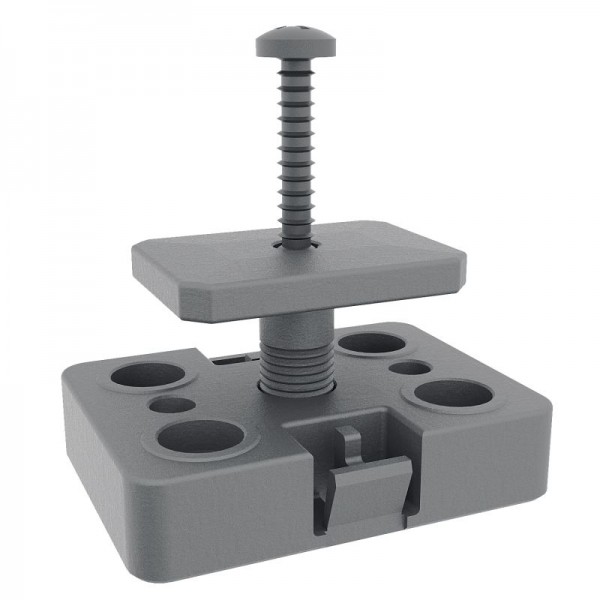 Ferax Terrassenmeister System-Clip Holz für TUKON-Schienen, 100 Stück