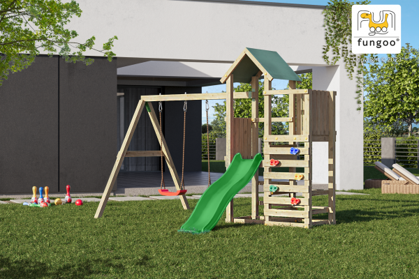 Fungoo Chester kdi imprägniert, Rutsche in grün