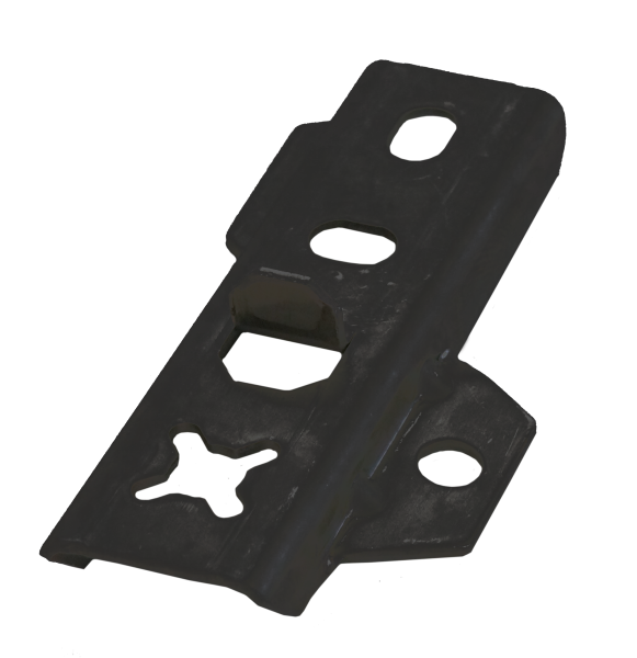 Abverkaufsartikel! Mefo MefoFix Edelstahl schwarz Terrassenbefestigungsclip