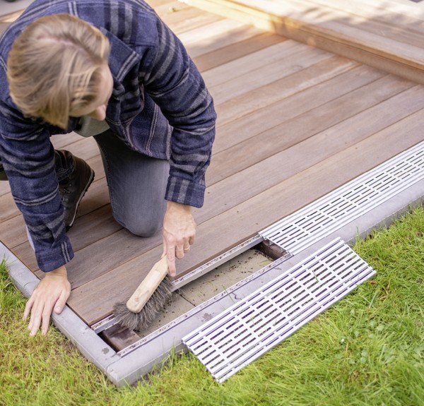 Auflagerprofil für Lüftungs- und Ventilationsgitter