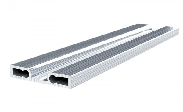 Ferax Längsverbinder für TUKON-Alu-Systemschienen, 200 mm, für 26 mm Profile