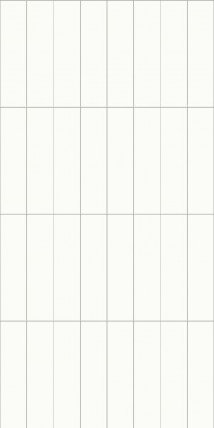 Revet Wandfliese Butcherblock White High Gloss