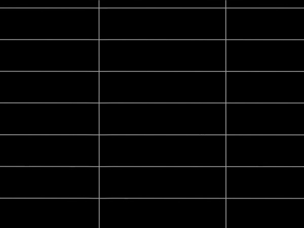 Revet Wandfliese Butcherblock Black High Gloss