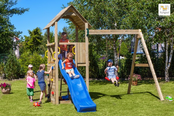 Fungoo Spielplatz Carol 2 / kdi imprägniert mit Rutsche