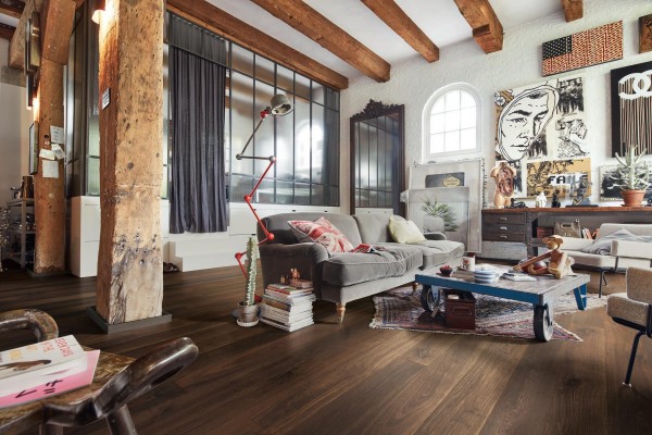 MeisterParkett.longlife PD 400 Eiche lebhaft kerngeräuchert 9007