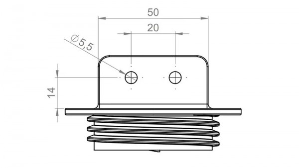 TERRASYS Stelzlager 140 x bis 220 mm