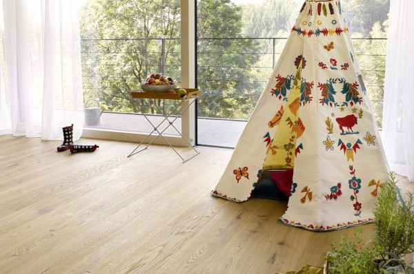 Tilo Marcanto Trend Parkett Eiche Sahara, gefast (2V), gebürstet, Alpin, Natur geölt