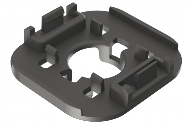 Ferax Klick Adapter für Porto PLUS und TUKON-Schienensystem, Packung 10 Stück