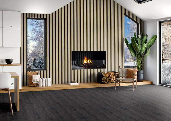 ISOL Energiesparpaneel - Wandakustikelement ACO1ES Eiche hellbraun 20x2500x480 mm