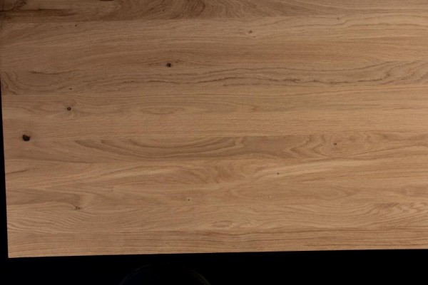 LARBON Massivholzplatte Wildeiche 40 x 3000 x 1210 mm fallend Möbelbauplatte durchgehende Lamelle