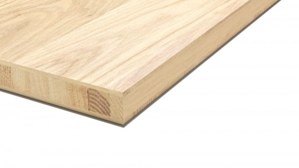 LARBON Massivholzplatte Wildeiche 3S DL 5-10-5 foliert FSC 20x2500x1250