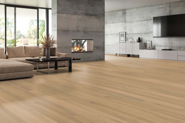 Tilo Puristico Parkett Trend Eiche Sahara, gefast (2V), gebürstet, Balance, Natur geölt
