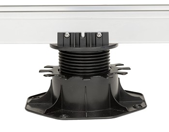 Terrassenlager Verstellfuss Kunststoff höhenverstellbar