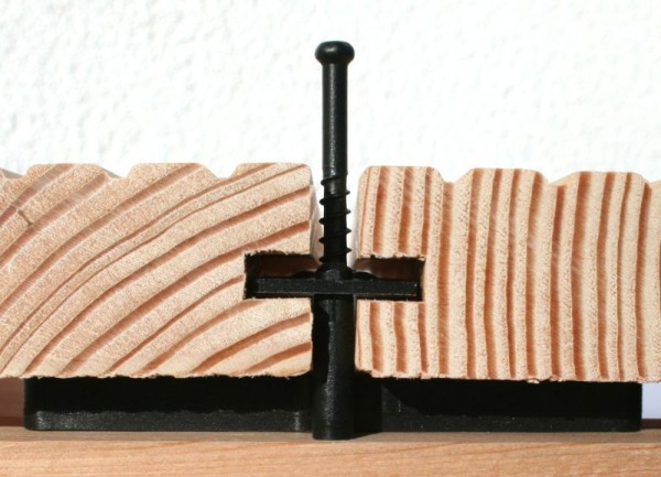 Incavo - A4, 5,6 mm, unsichtbare Befestigung für seitlich genutete Dielen auf Alu UK