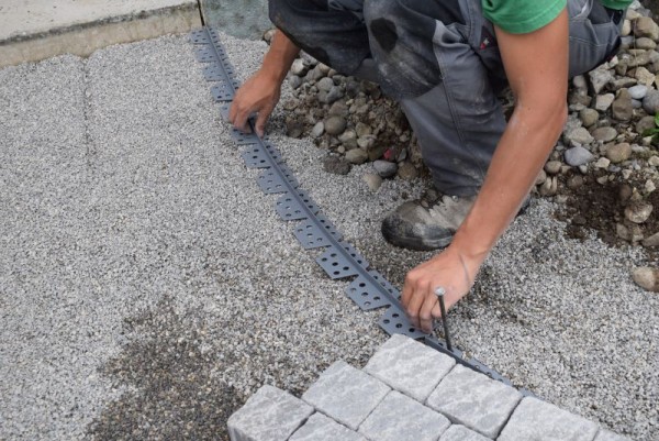 Ferax steinfix® rund 22, grau, Profil 2 m