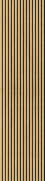 ISOL Energiesparpaneel - Wandakustikelement ACO1ES Eiche hellbraun 20x2500x480 mm