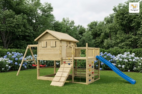 Fungoo Aloha kdi grün impräg., Rutsche 2,20 mtr