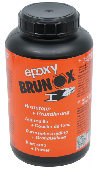 Brunox® epoxy flüssig 100 ml – Patentierter Rostsanierer + Grundierung
