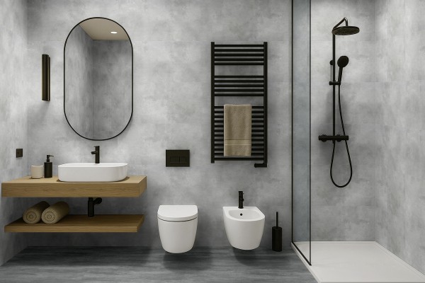 Revet Wandfliese Concrete Matt