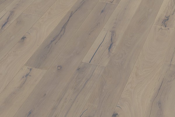 AKTION Puderbach Parkett 50192 Landhausdiele europ. Eiche markant weiß natur geölt