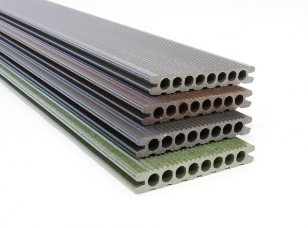 VIVADECK GCC Rundhohlkammerprofil 21 x 145 mm