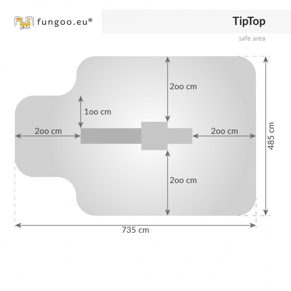 Fungoo TipTop Spielturm / teakfarben imprägniert