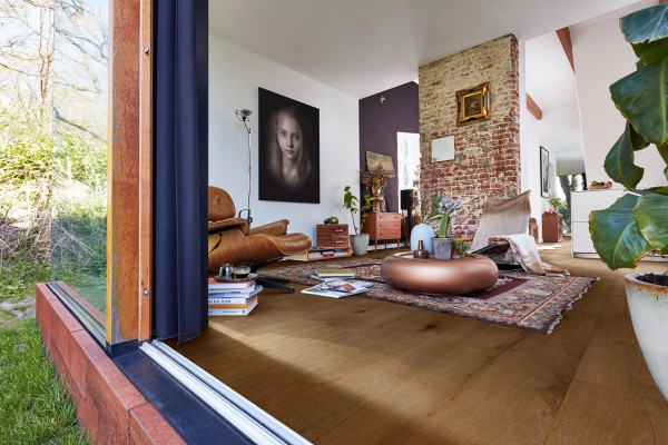 Meister Lindura - Holzboden HD 400 naturgeölt - 8903 - Eiche authentic olivgrau