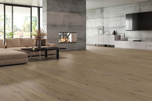Tilo Rustico Trend Parkett Eiche Sahara, gefast (2V), gebürstet, Intens, Natur geölt