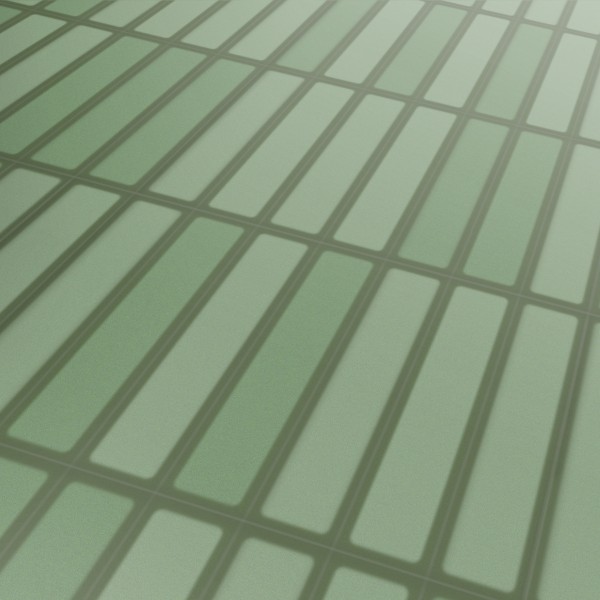 Revet Wandfliese Butcherblock Green High Gloss